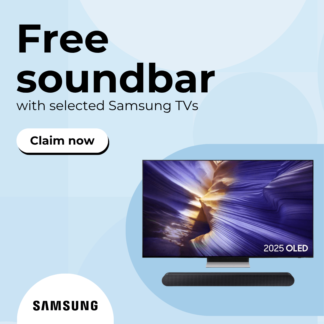 Free soundbar with selected Samsung TVs